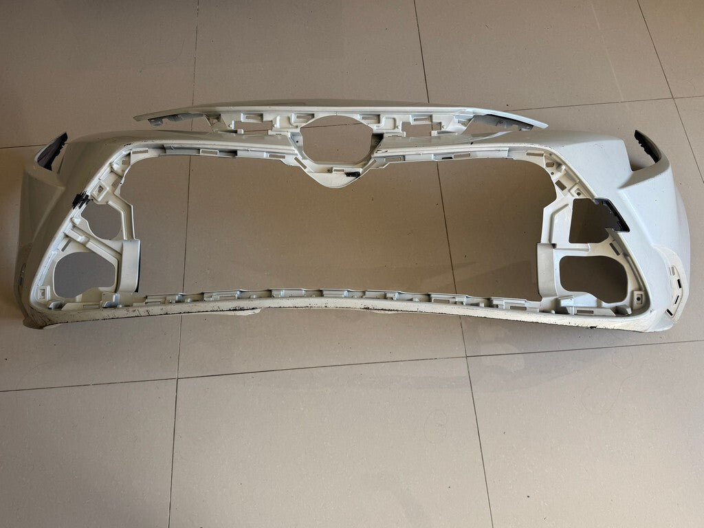 Front Bumper Cover White 2020-2023 Toyota Corolla Sedan L/LE/XLE/Hybrid OEM