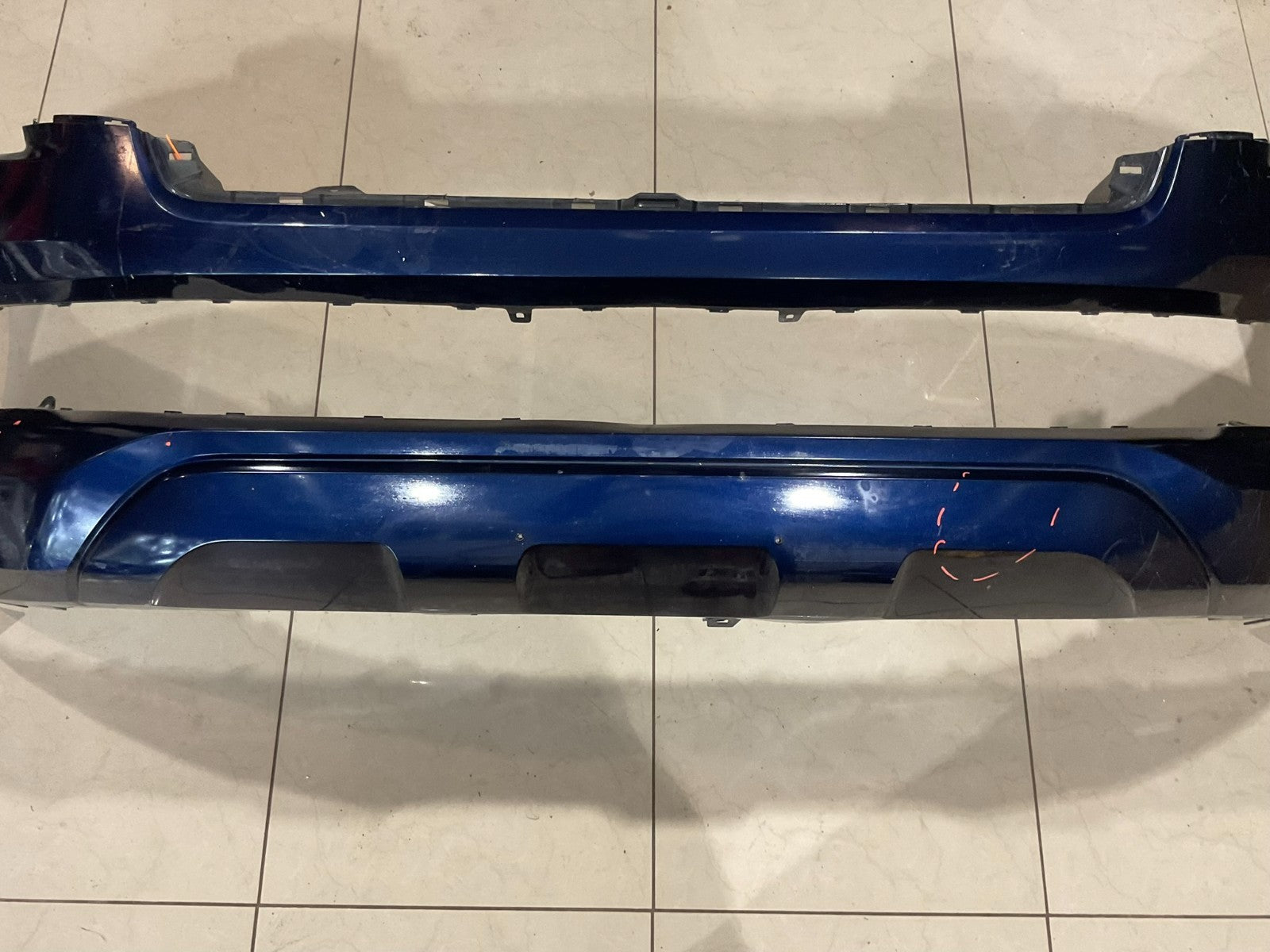 Front Bumper Cover Blue 2025-2026 Nissan Armada 62022+7ka0h OEM