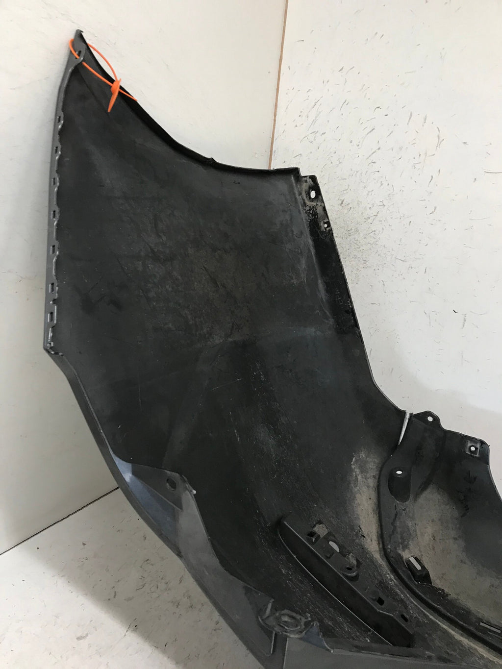 Rear Bumper Cover Gray 2020 2021 Nissan Sentra S/SV w/Sensor Holes OEM