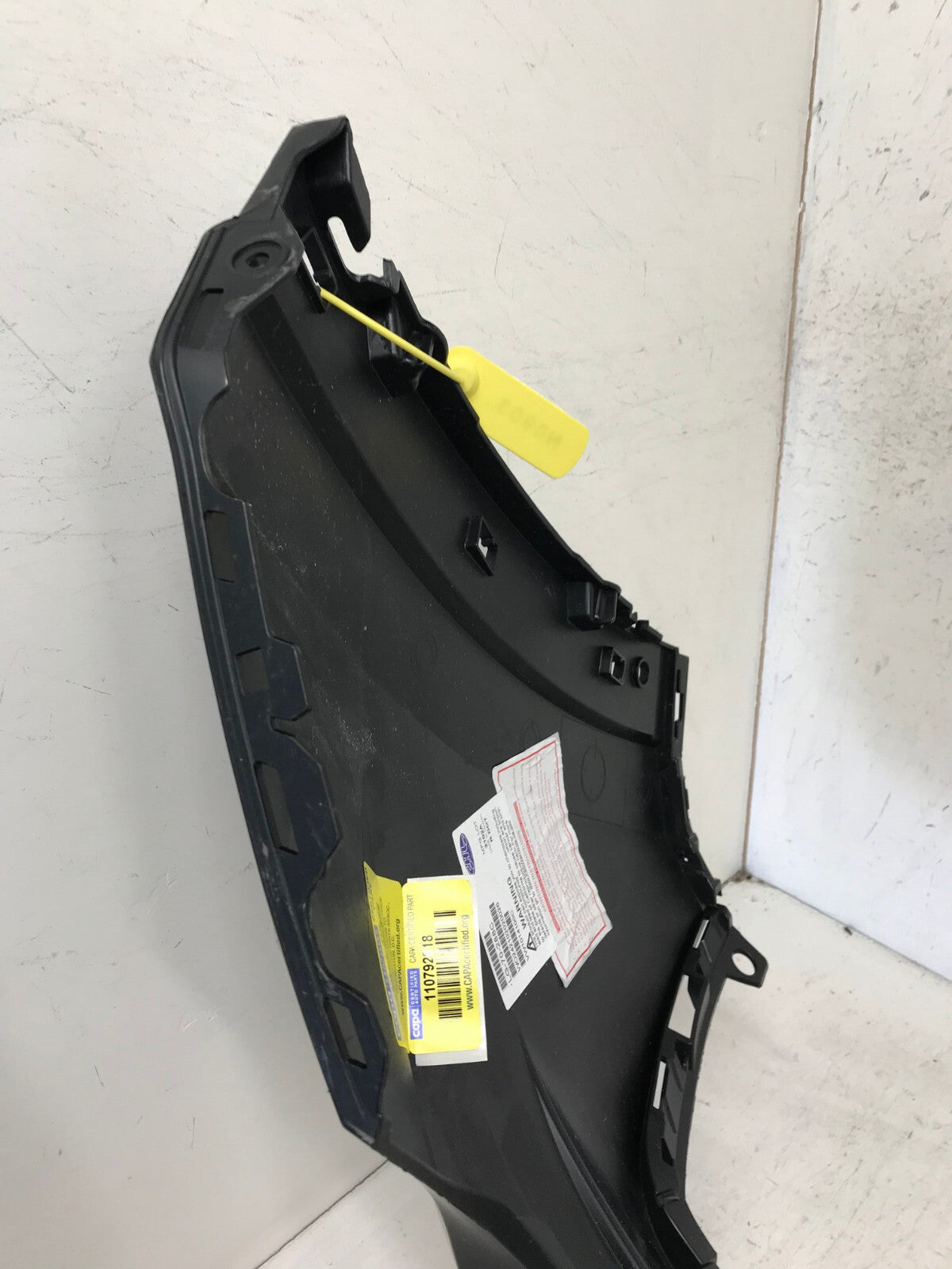Front Upper Bumper Cover Volkswagen Atlas Black 18-19 CAPA
