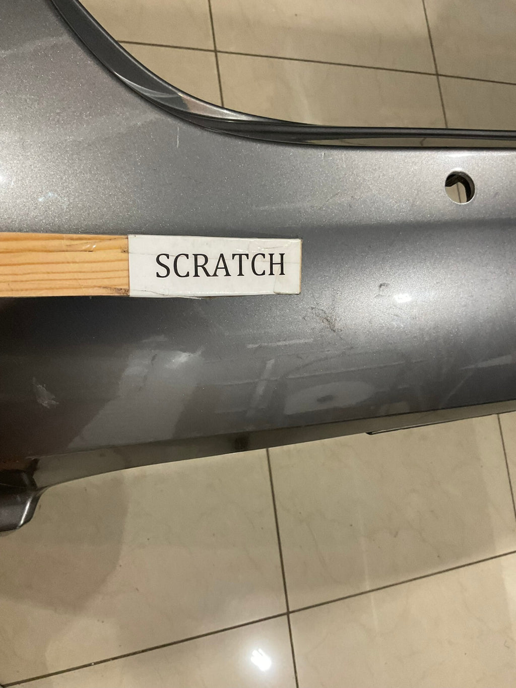 Rear Bumper Cover Grey 07-09 Jaguar XK 6W83-17D781-A OEM