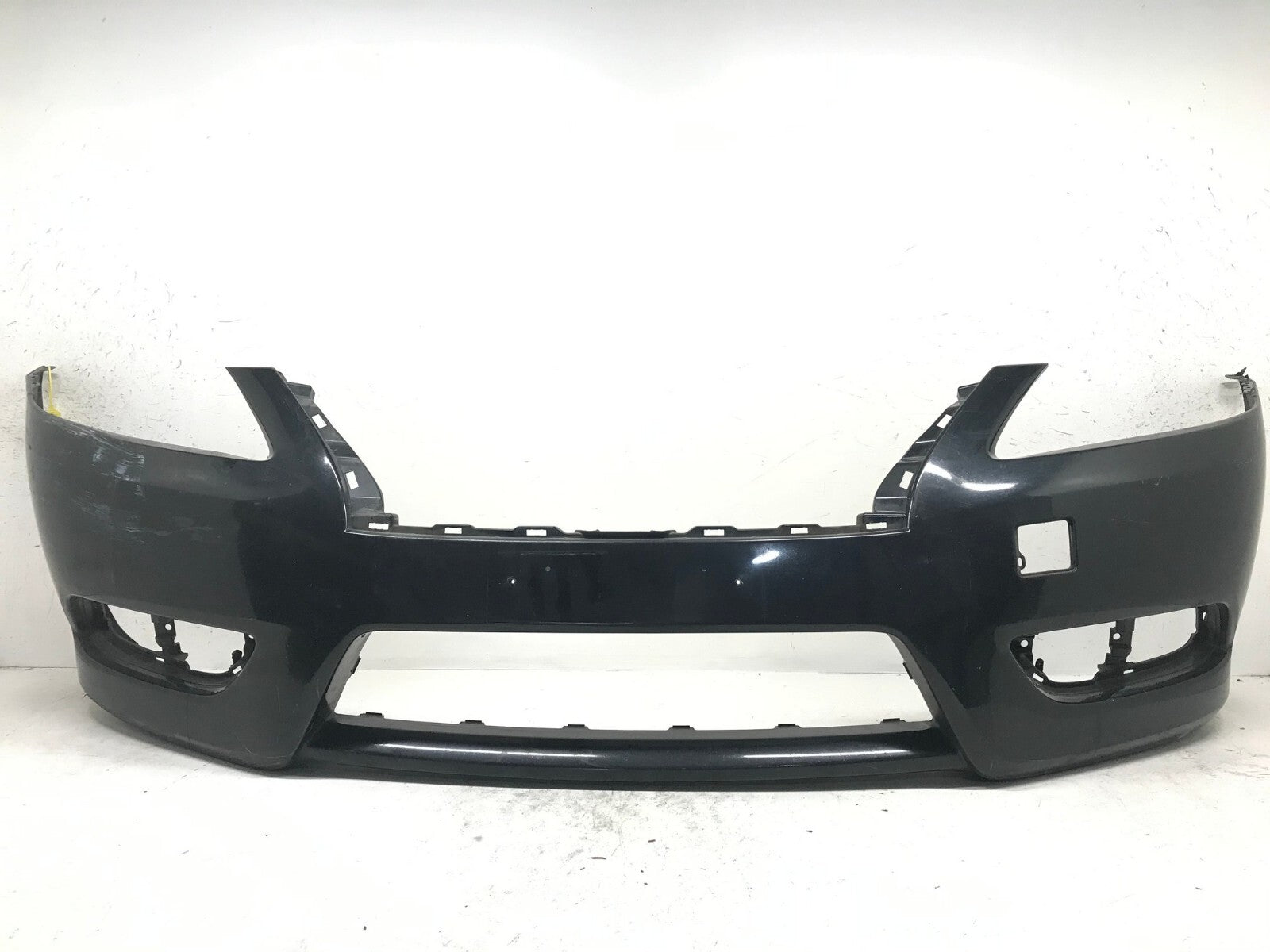 Front Bumper Cover Black Nissan Sentra 2013-2015 62022-3SH0H OEM