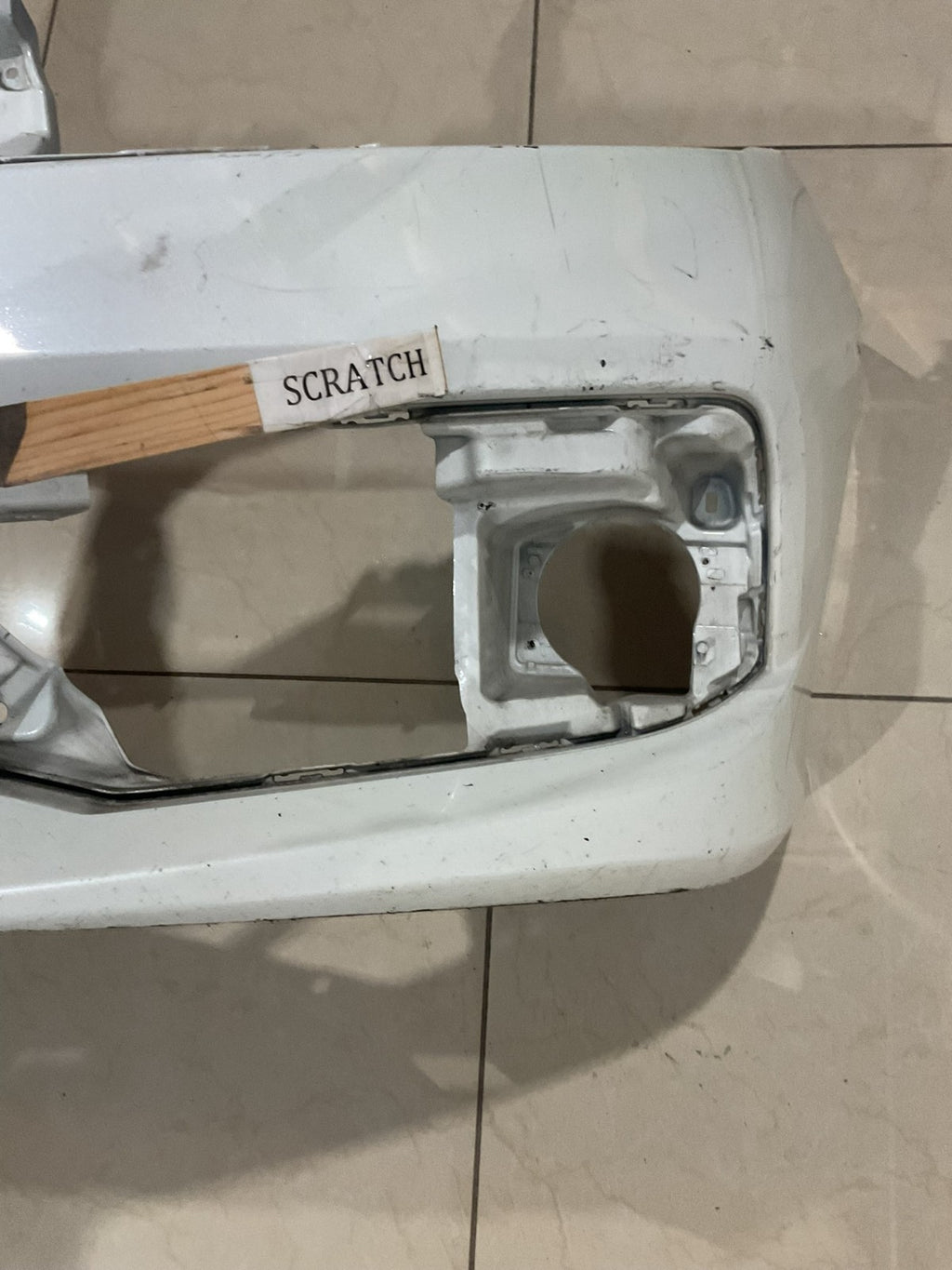 Front Bumper Cover White 2019-2021 Honda Civic 71101+tba+a500 OEM