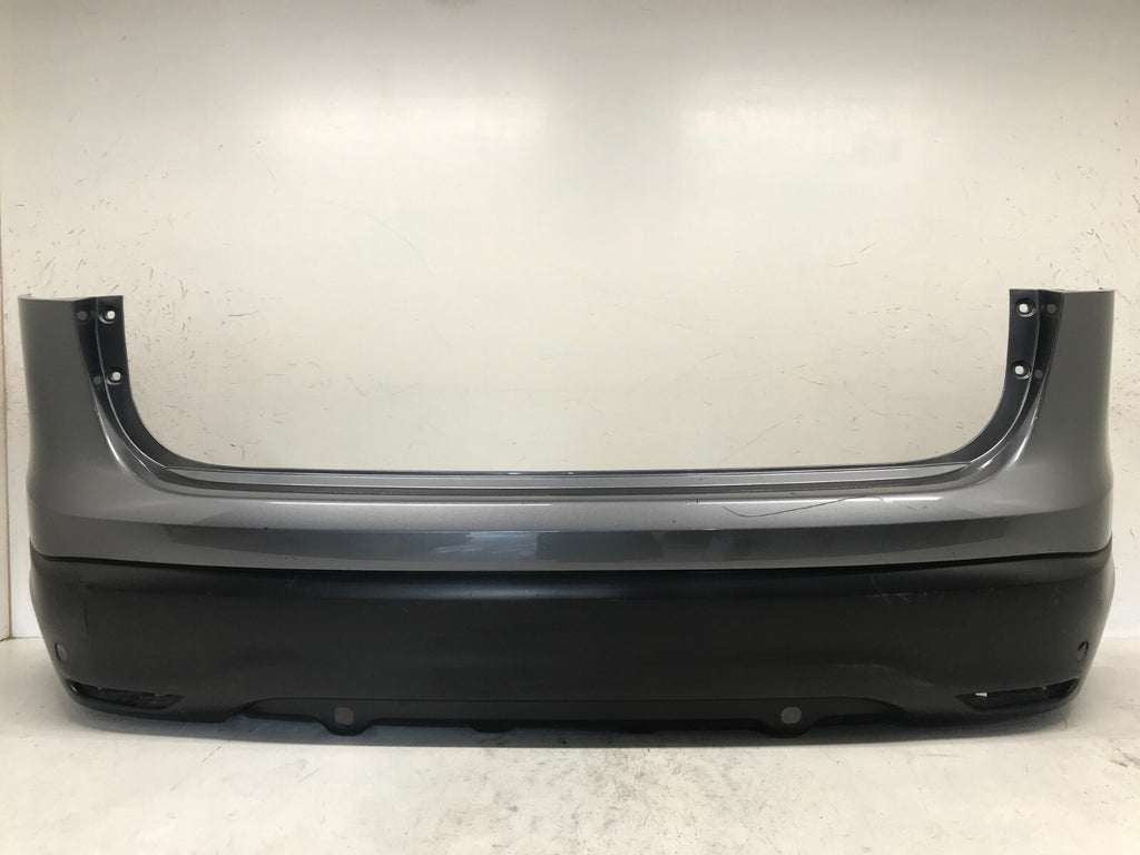 Rear Bumper Cover Gray Nissan Rogue Sport S/SL/SV 2017-2019 w/Sensor Holes OEM