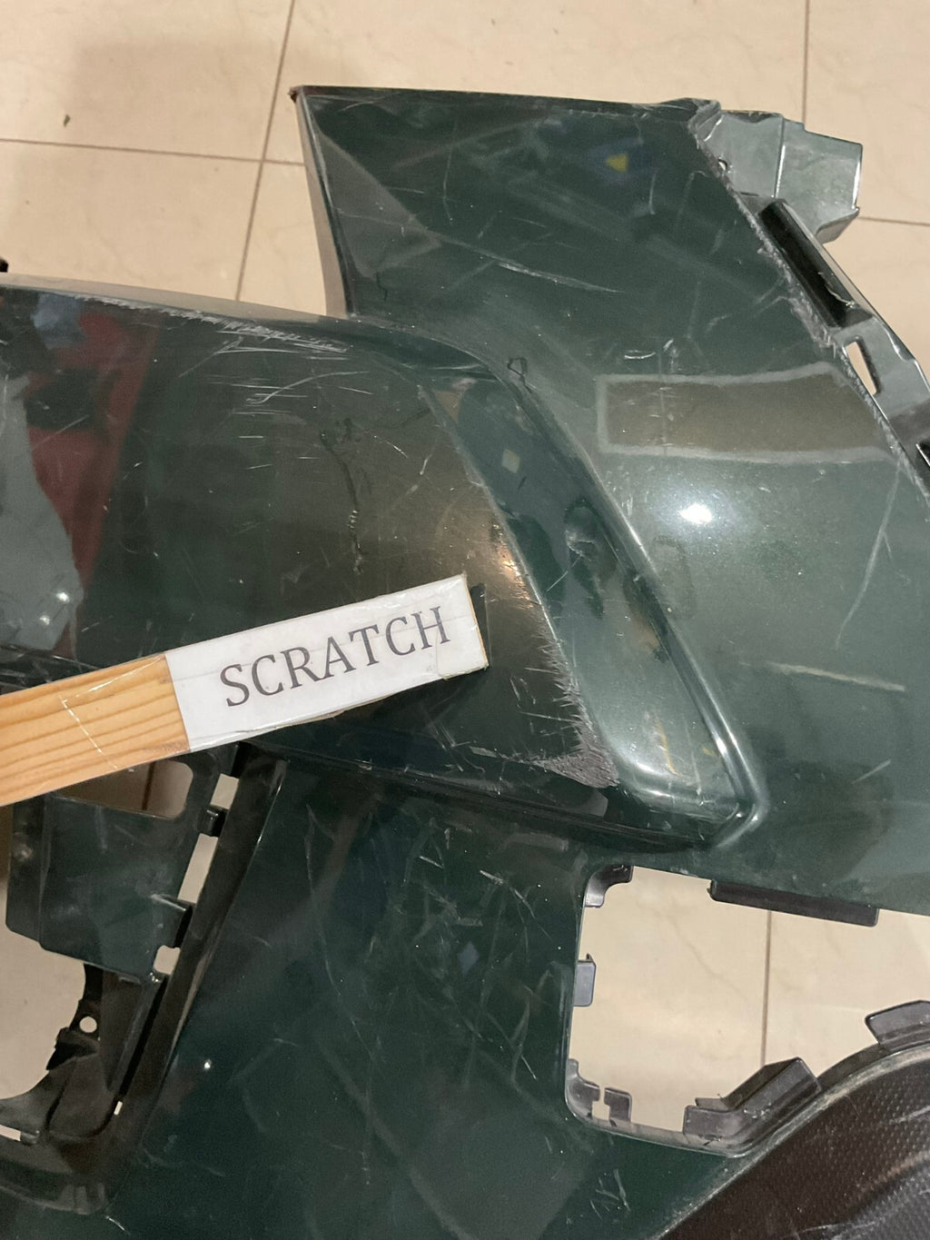Front Bumper Cover Green 2022 2023 Subaru Forester 57704SJ021 OEM