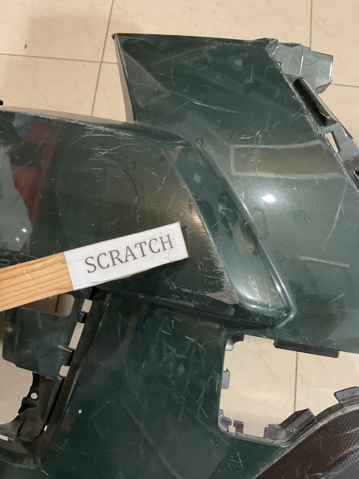 Front Bumper Cover Green 2022 2023 Subaru Forester 57704SJ021 OEM