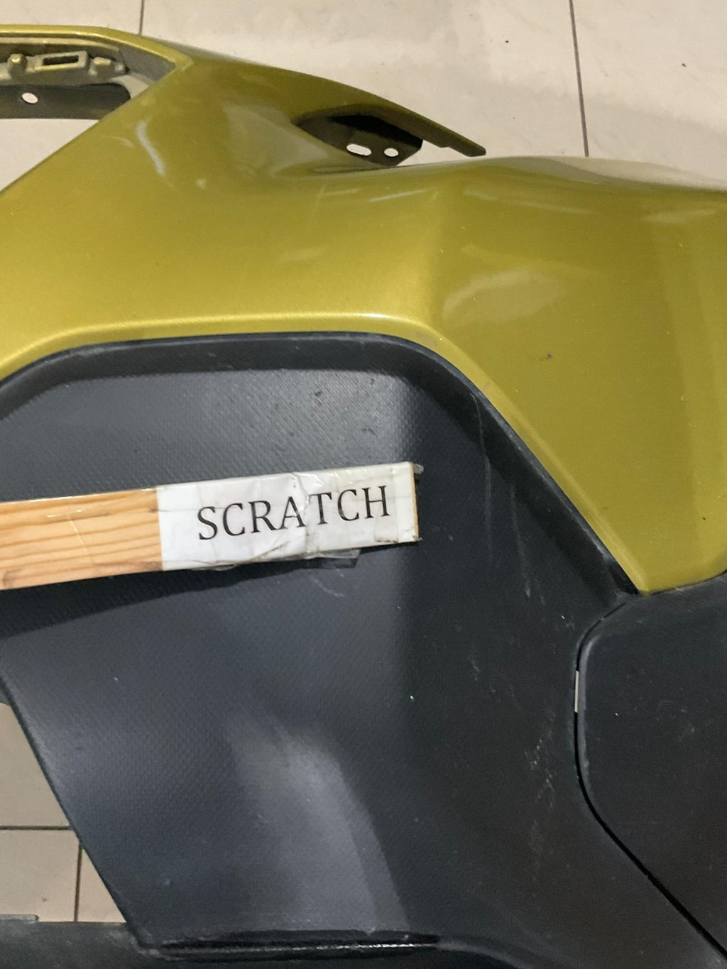 Front Bumper Cover Green 2021-2023 Subaru Crosstrek Sport 57004fl040 OEM