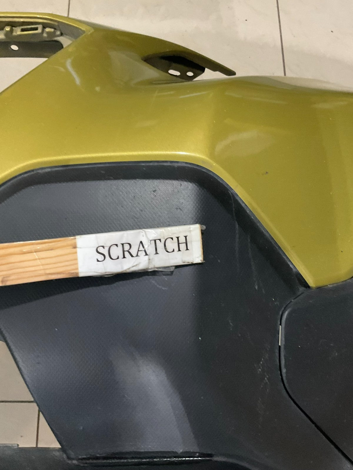 Front Bumper Cover Green 2021-2023 Subaru Crosstrek Sport 57004fl040 OEM