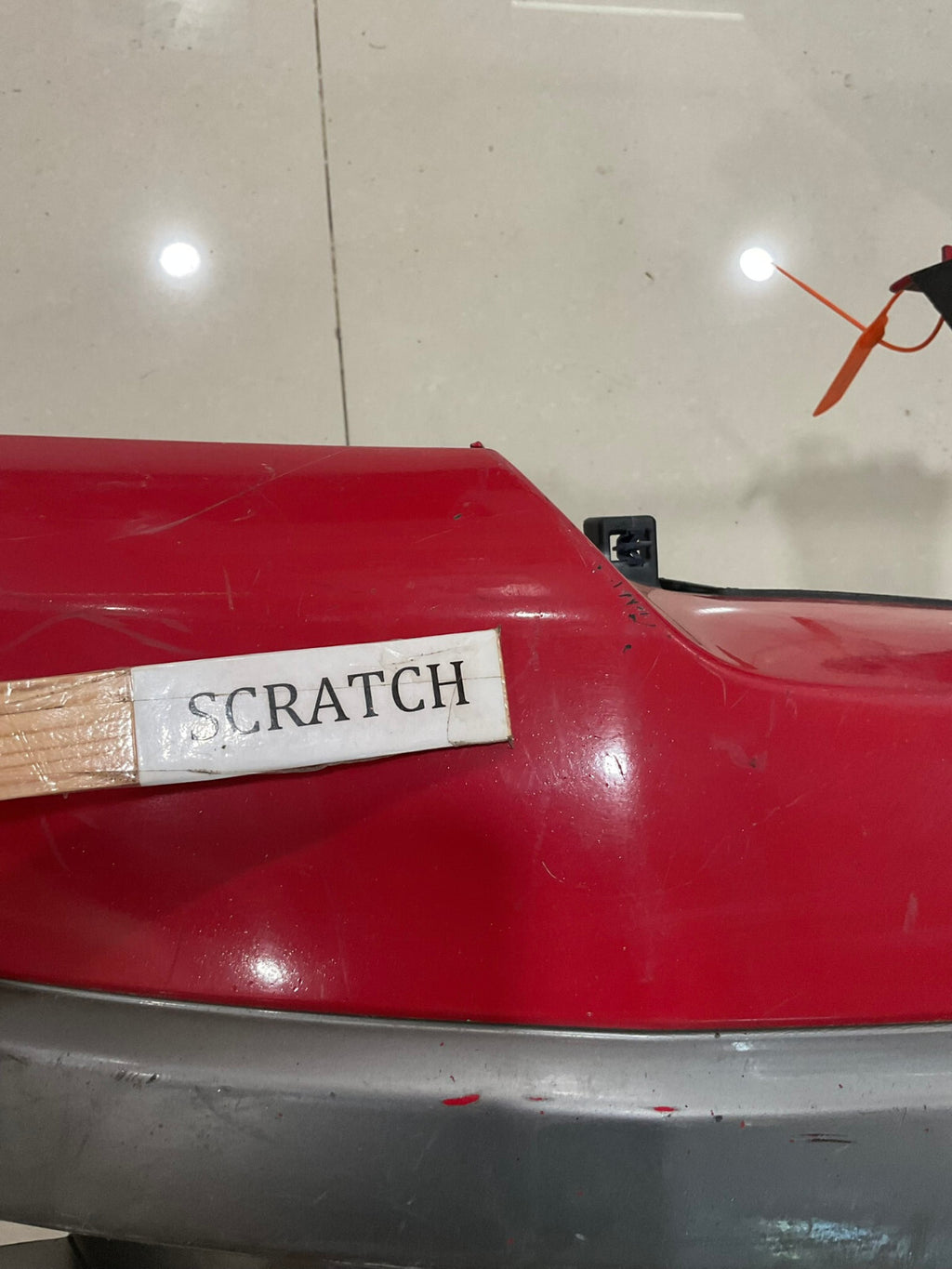Front Bumper Cover Red Mitsubishi Outlander 03 04 05 06 CAPA