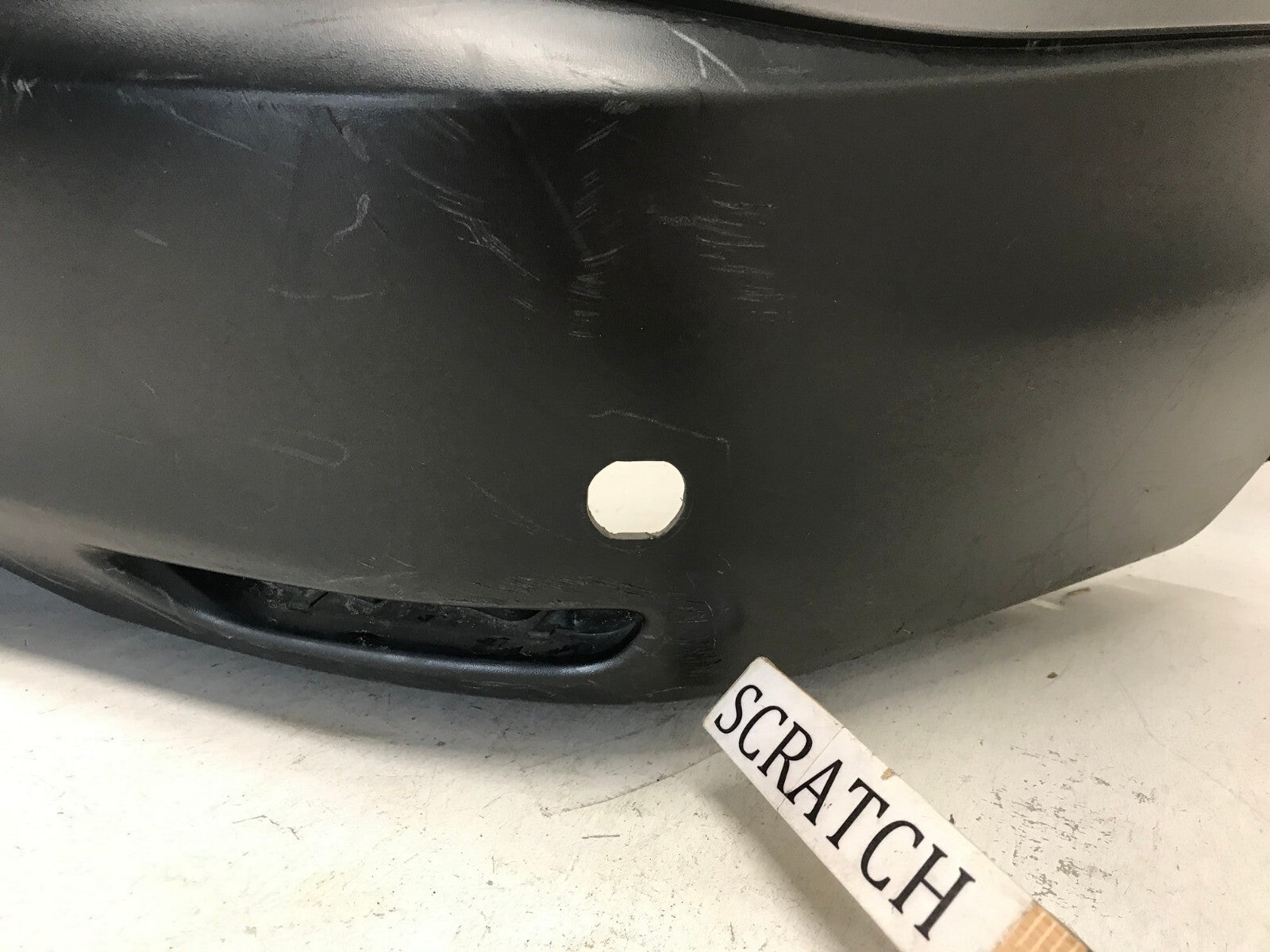 Rear Bumper Cover Gray Nissan Rogue Sport S/SL/SV 2017-2019 w/Sensor Holes OEM