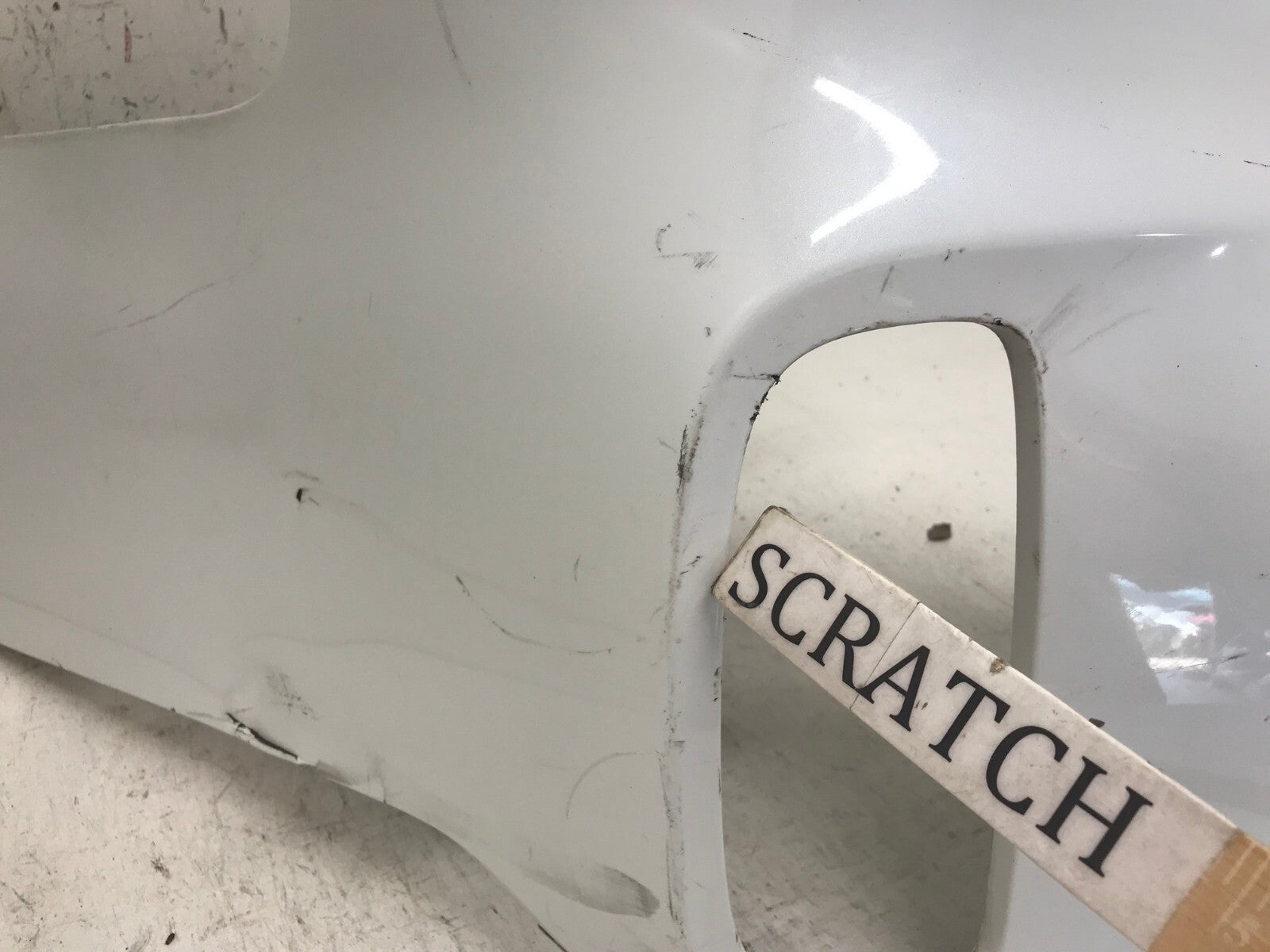 Rear Bumper Cover Kia Sorento EX/Limited w/Sensor Holes White 2014-2015 OEM2