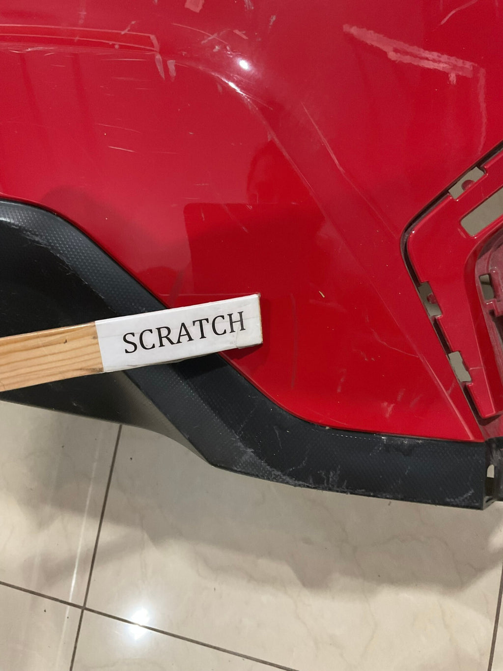 Rear Bumper Cover Red 2023-2024 Subaru Crosstrek 57704FN600 OEM