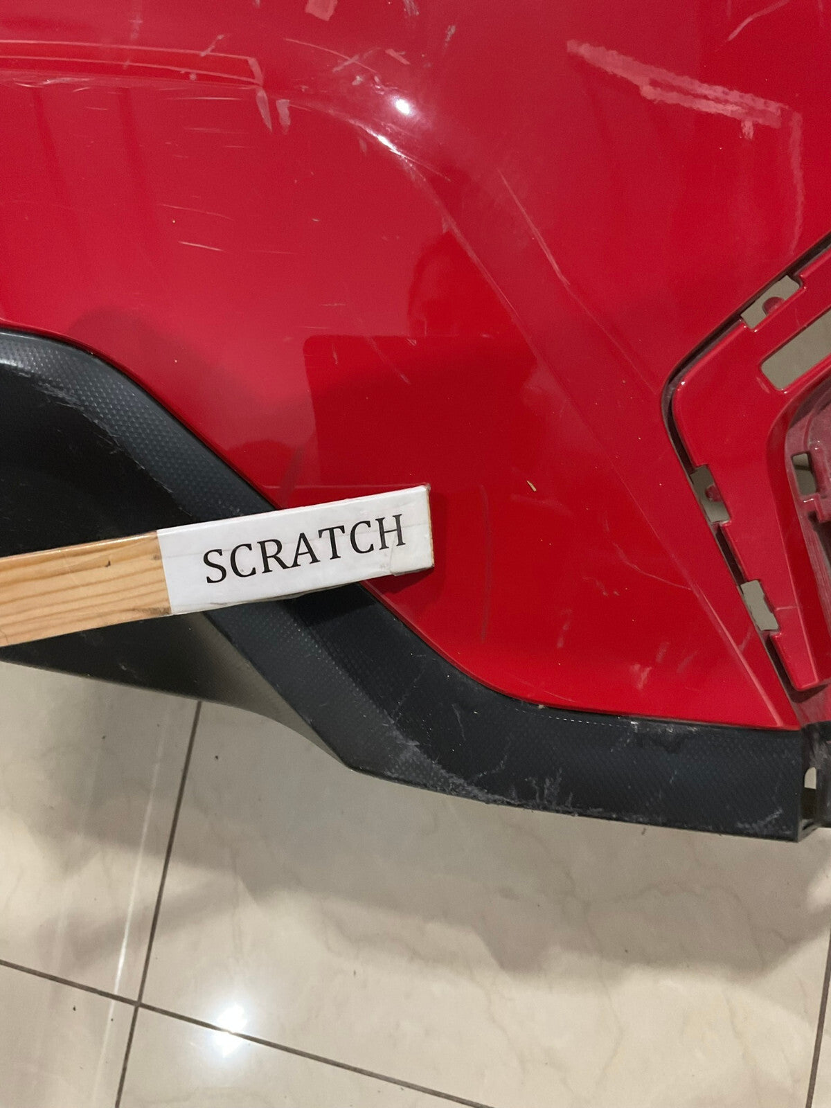 Rear Bumper Cover Red 2023-2024 Subaru Crosstrek 57704FN600 OEM