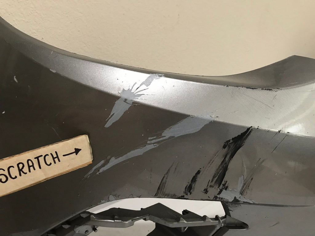 Front Bumper Cover Silver 2014 2015 2016 Mazda 3 Sedan CAPA