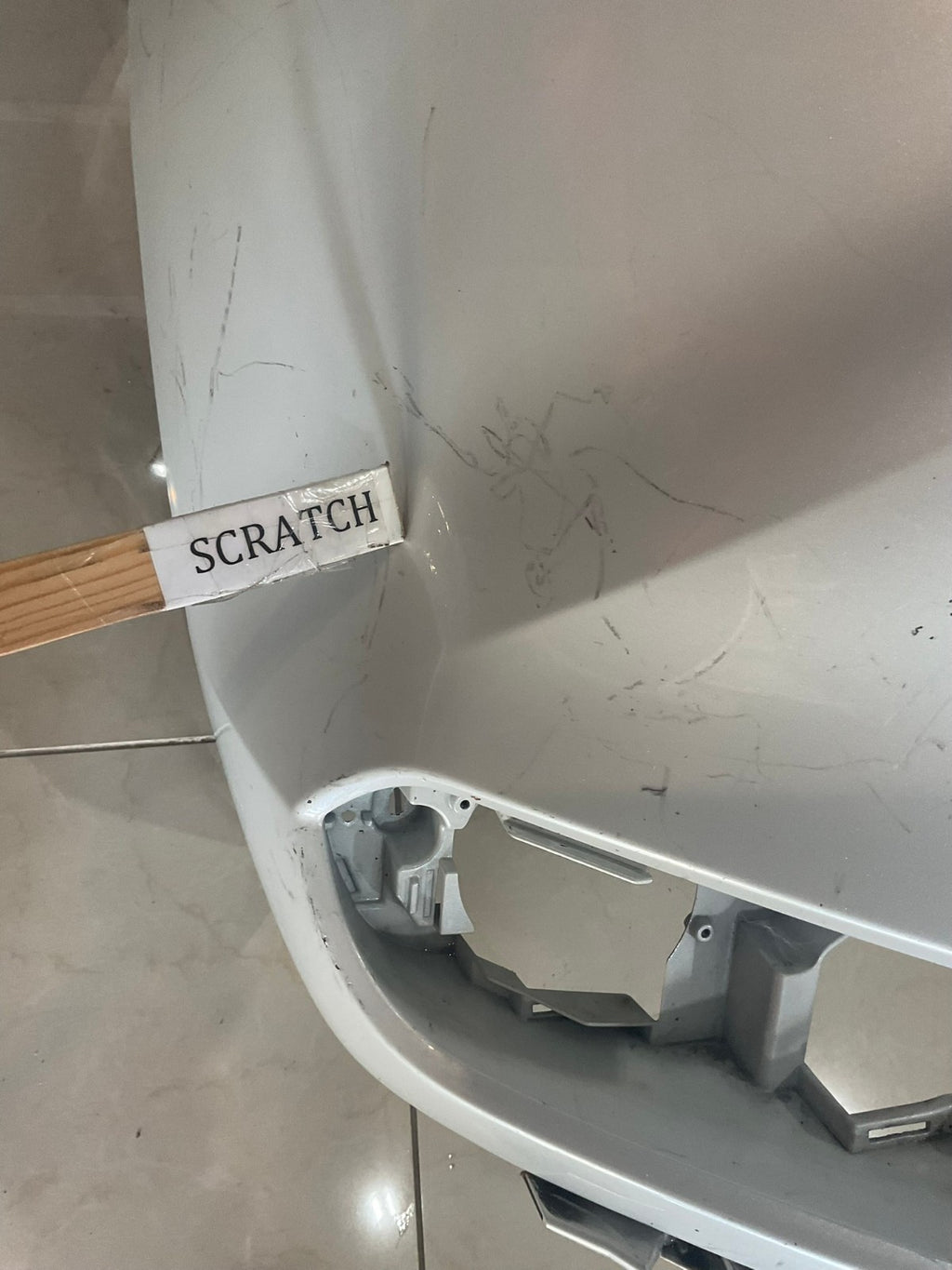 Front Bumper Cover White Toyota Sienna Silver 2020 2021 2022 52119+08100 OEM