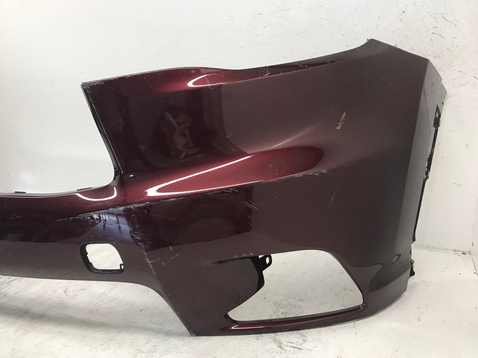 Front Bumper Cover Red Toyota Highlander LE Limited Hybrid 14-16 52119-0E220 OEM