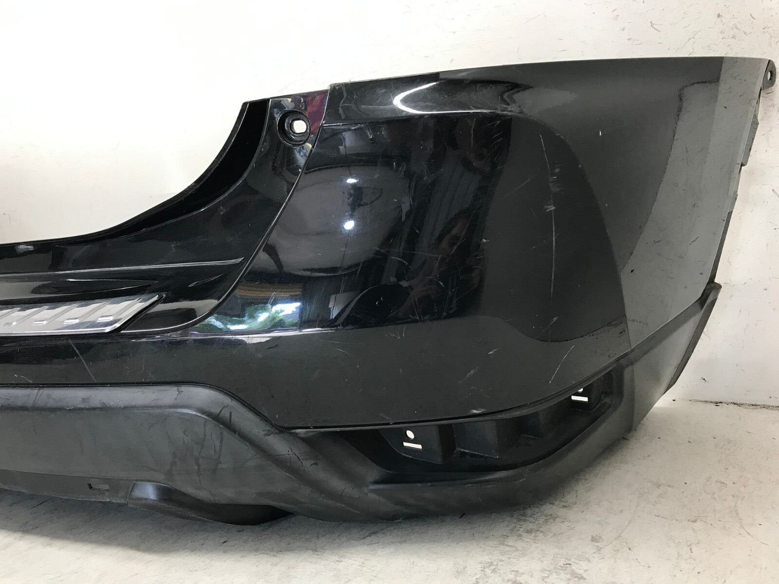 Rear Bumper Cover Black 2017-2018 Nissan Rogue S/SL/SV/SV Hybrid 85022-6FR0H OEM