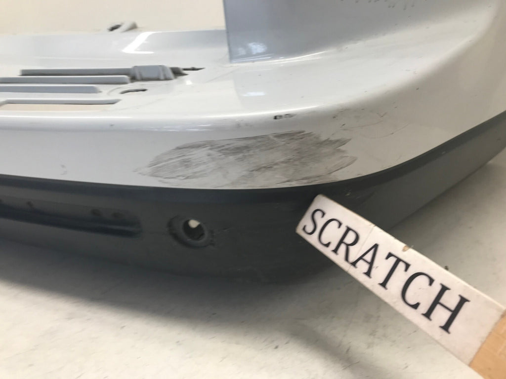 Rear Bumper Cover White Land Rover LR3 HSE SE 2005-2008 w/Sensor Holes OEM