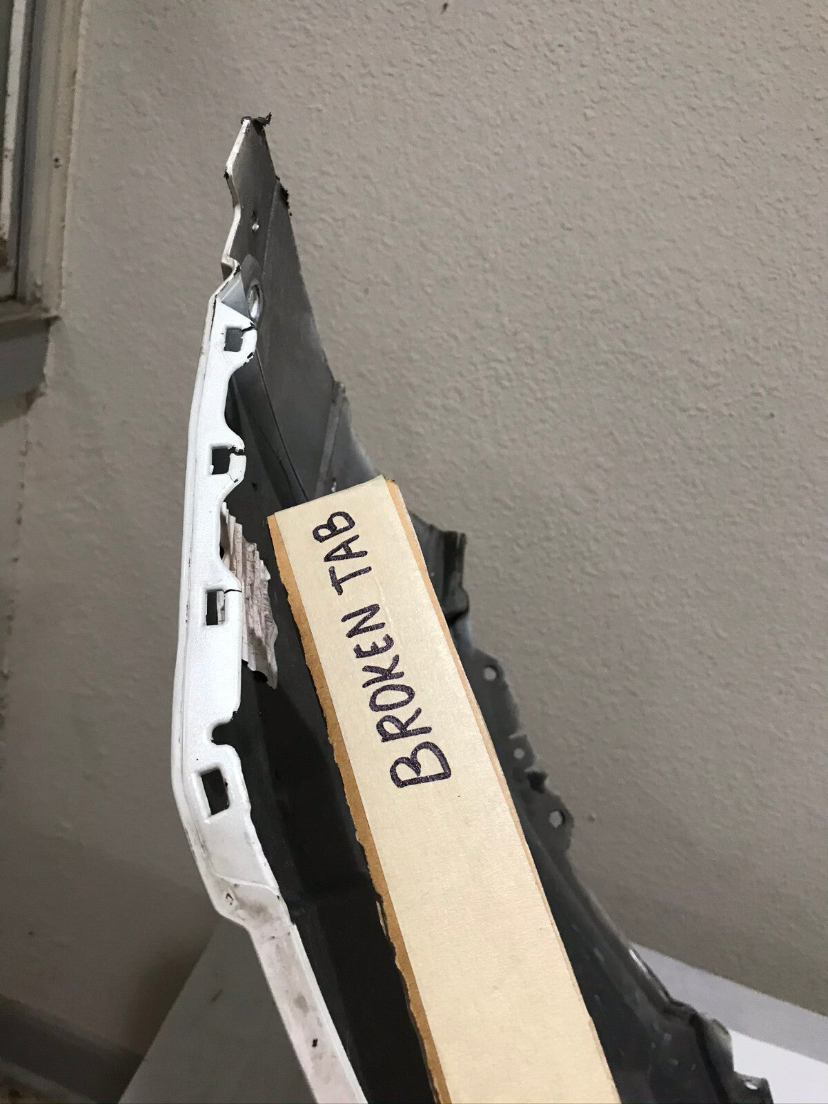 Front Bumper Cover White 2022-2023 Nissan Pathfinder S SV SUV w/Sensor Holes OEM