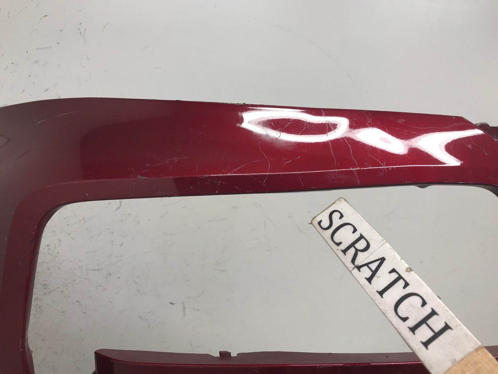 Front Bumper Cover Red 21-23 Nissan Rogue Sport S/SL/Platinum w/Sensor Holes OEM