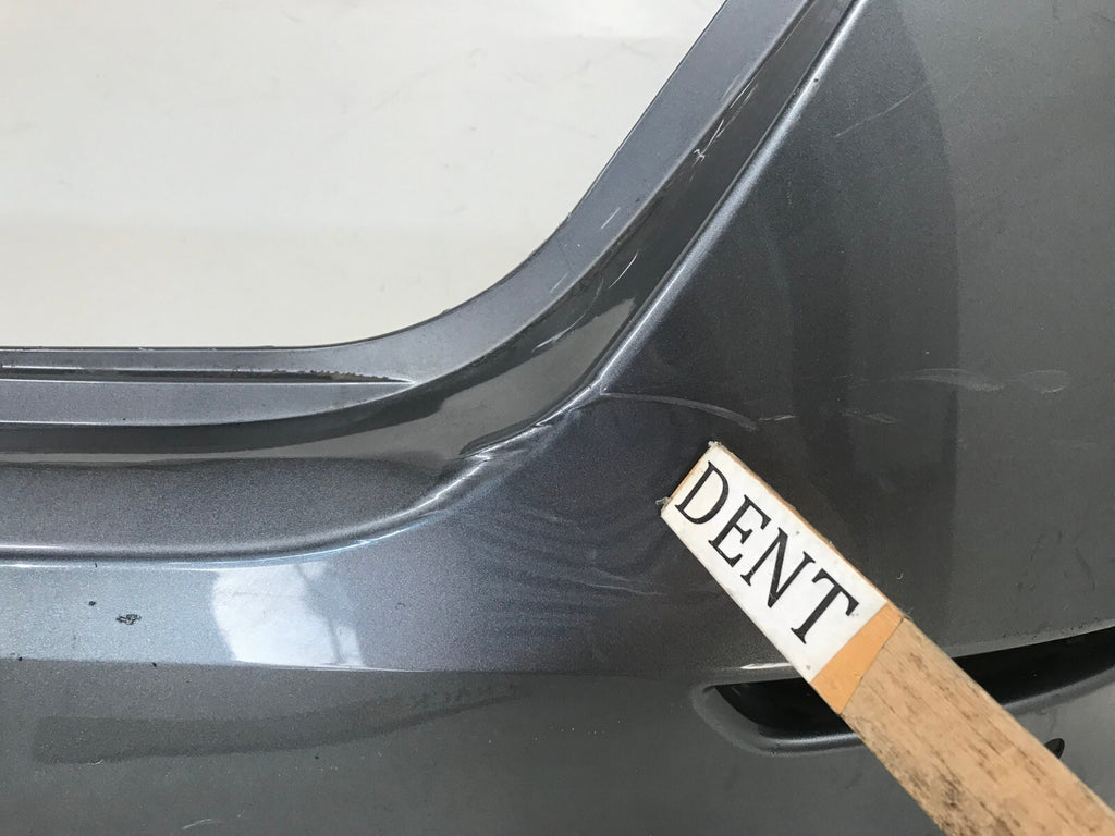 Rear Bumper Cover Gray 2020 2021 Nissan Sentra S/SV w/Sensor Holes OEM
