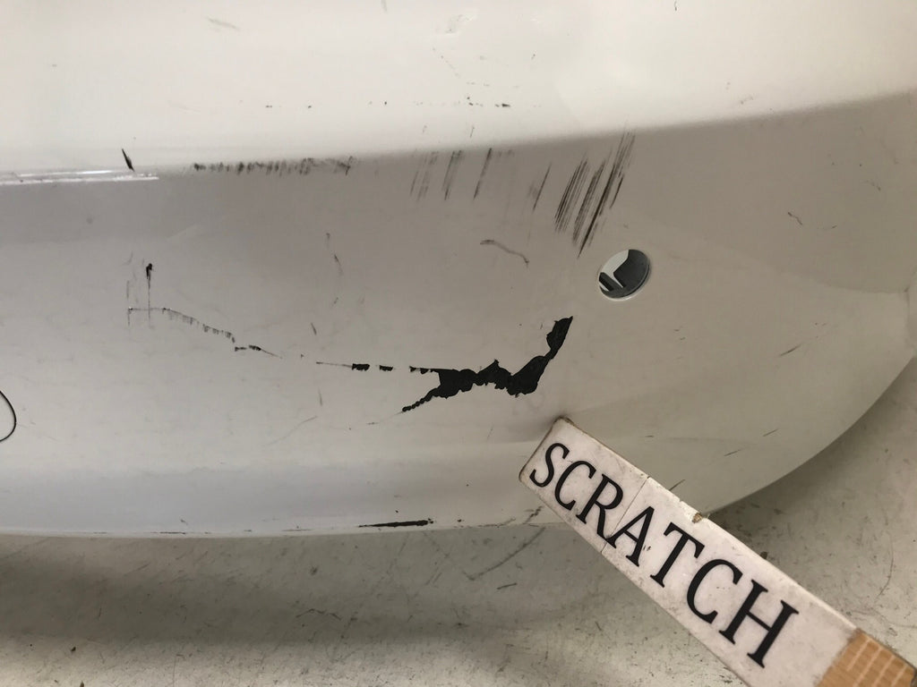 Rear Bumper LOCAL Audi A4 Allroad B8 w/Sensor Holes White 2013-2016 CAPA