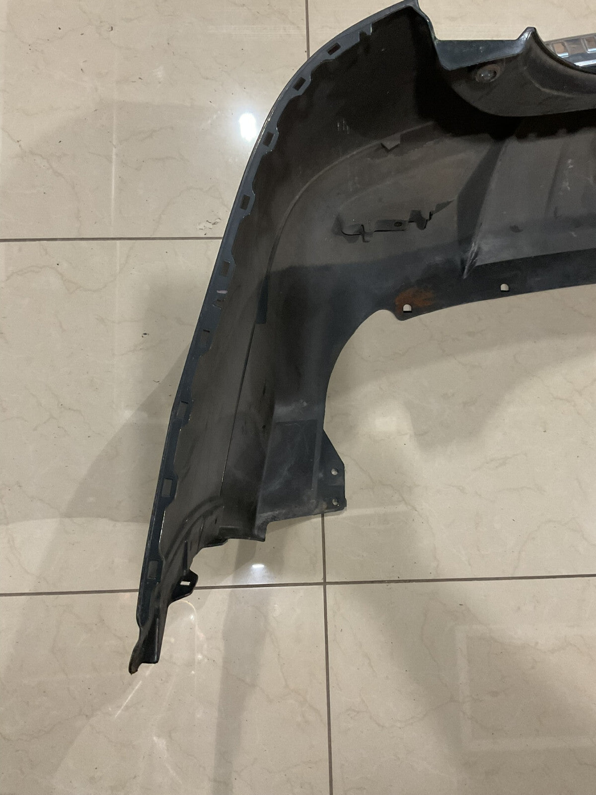 Rear Bumper Cover Black Nissan Rogue S SL SV 14-2016 85022-5HA0A OEM
