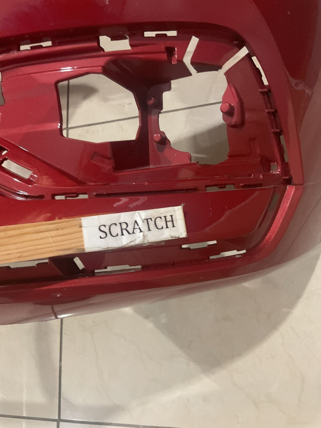 Front Bumper Cover Red 2020 -2025 Volvo V60 S60 CAPA