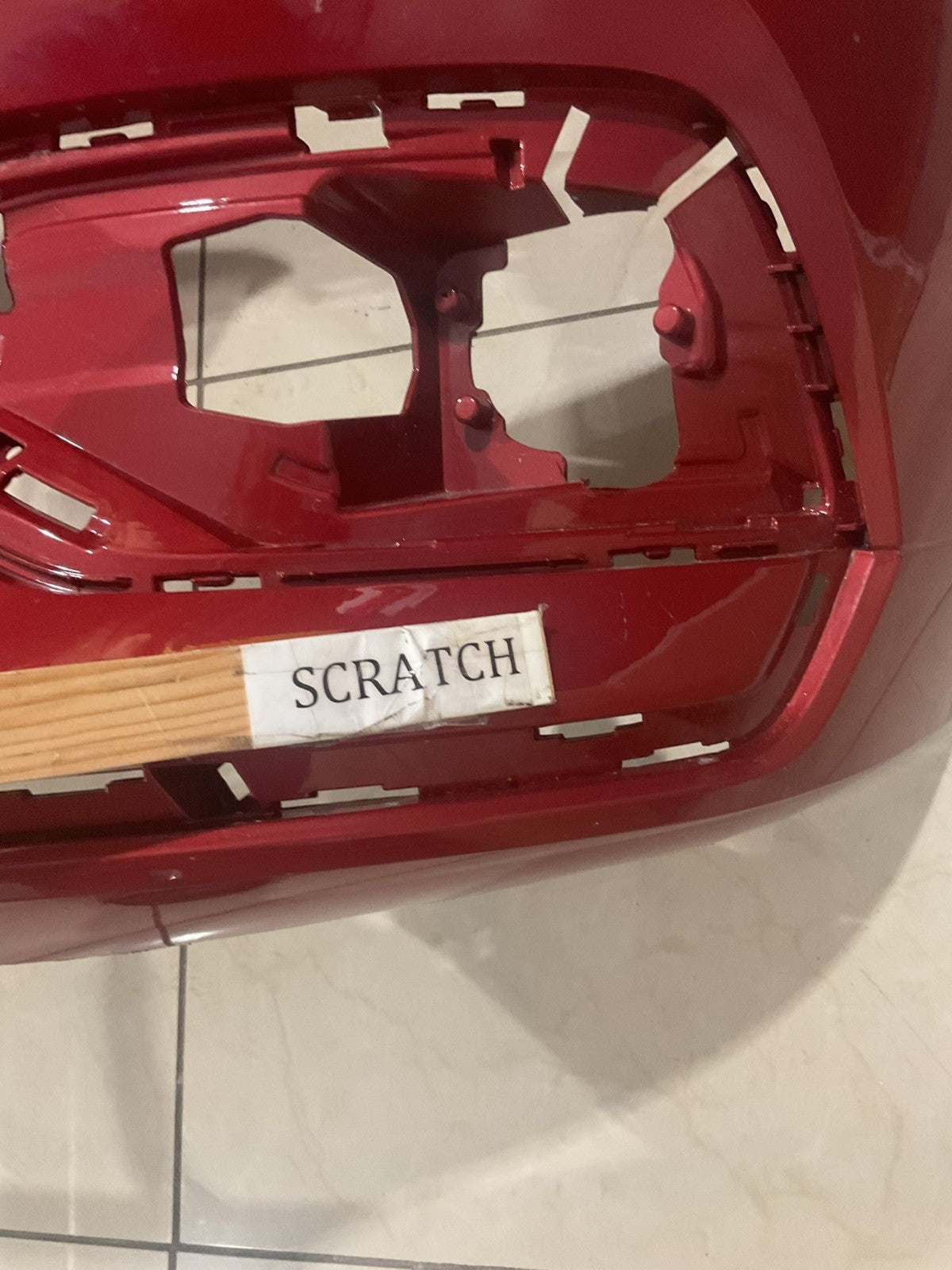 Front Bumper Cover Red 2020 -2025 Volvo V60 S60 CAPA