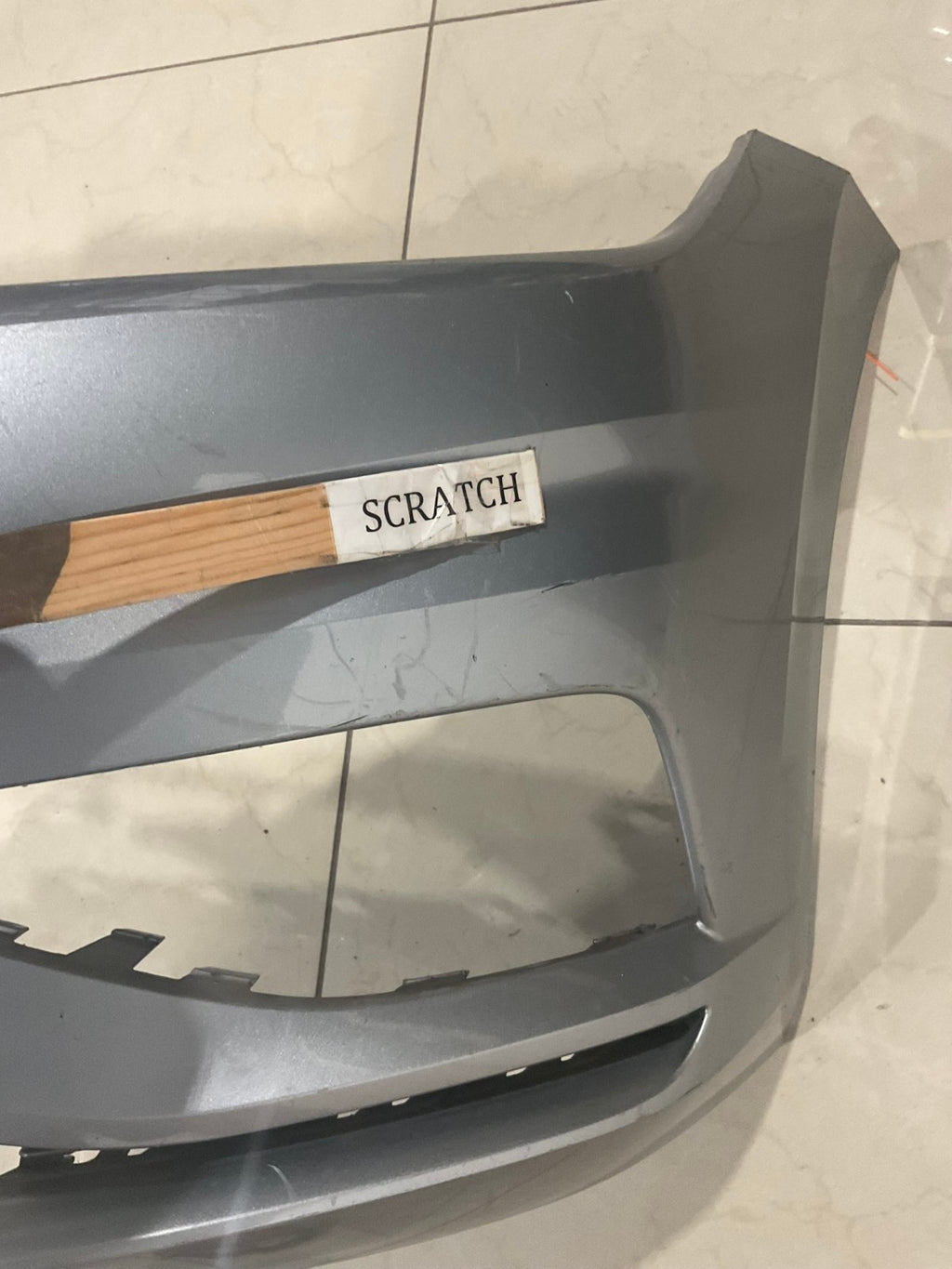 Front Bumper Cover Silver 2013-2017 Volkswagen Jetta 17A+807+221 OEM