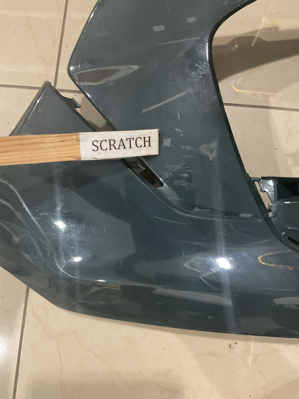 Front Upper Bumper Cover Grey 2024 Chevrolet Trax CAPA