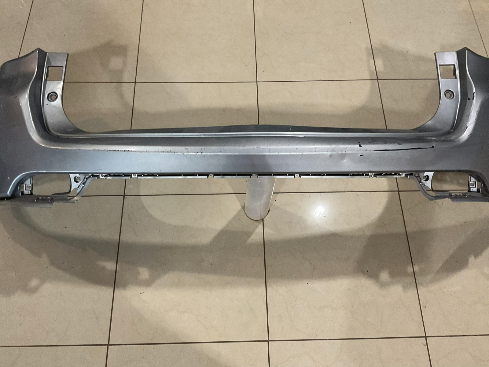 Rear Upper Bumper Cover Silver 2017-2021 Jeep Compass CAPA