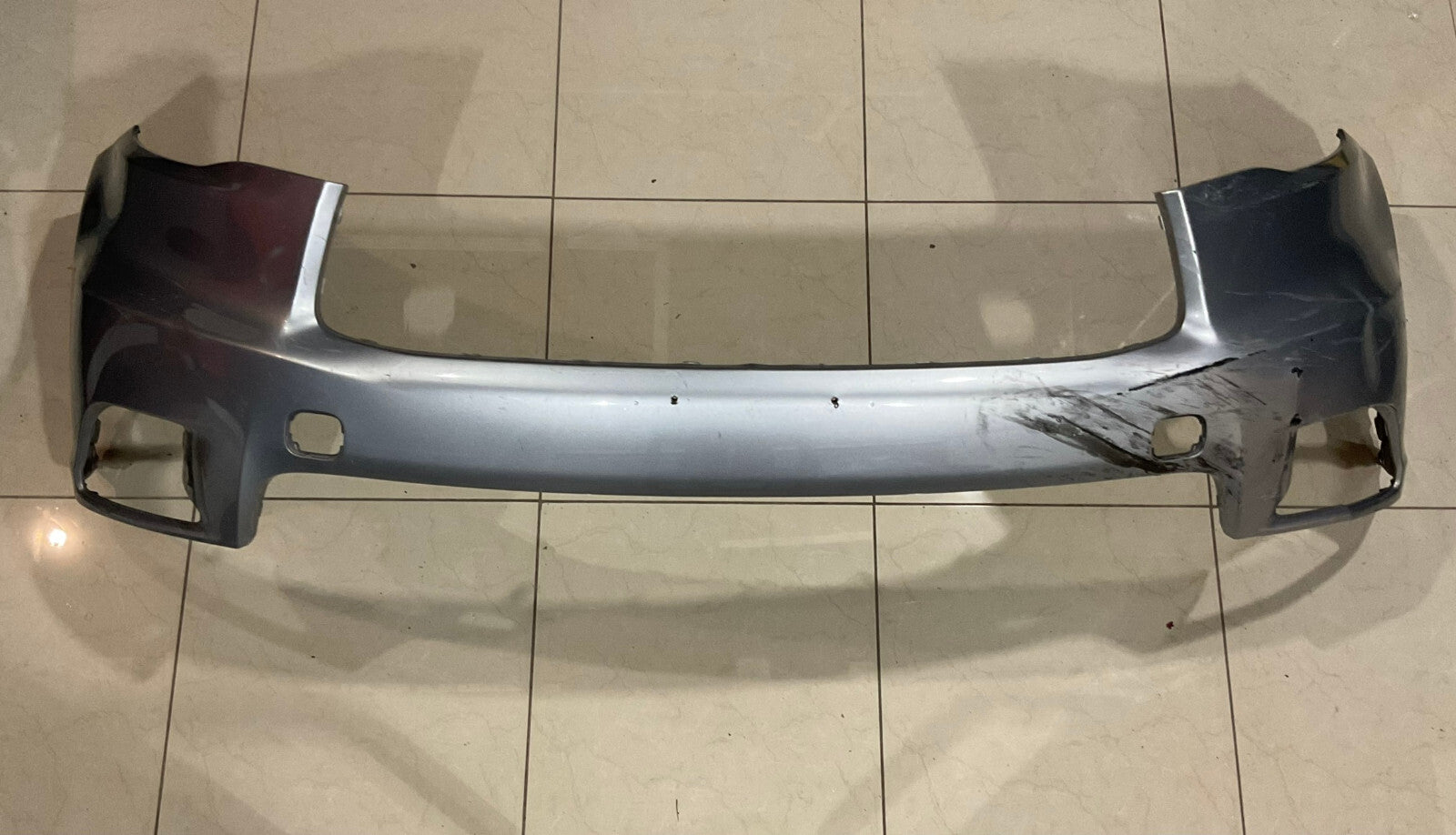 Front Bumper Cover Silver 14-2016 Toyota Highlander XLE Limited 52119-0E230 OEM