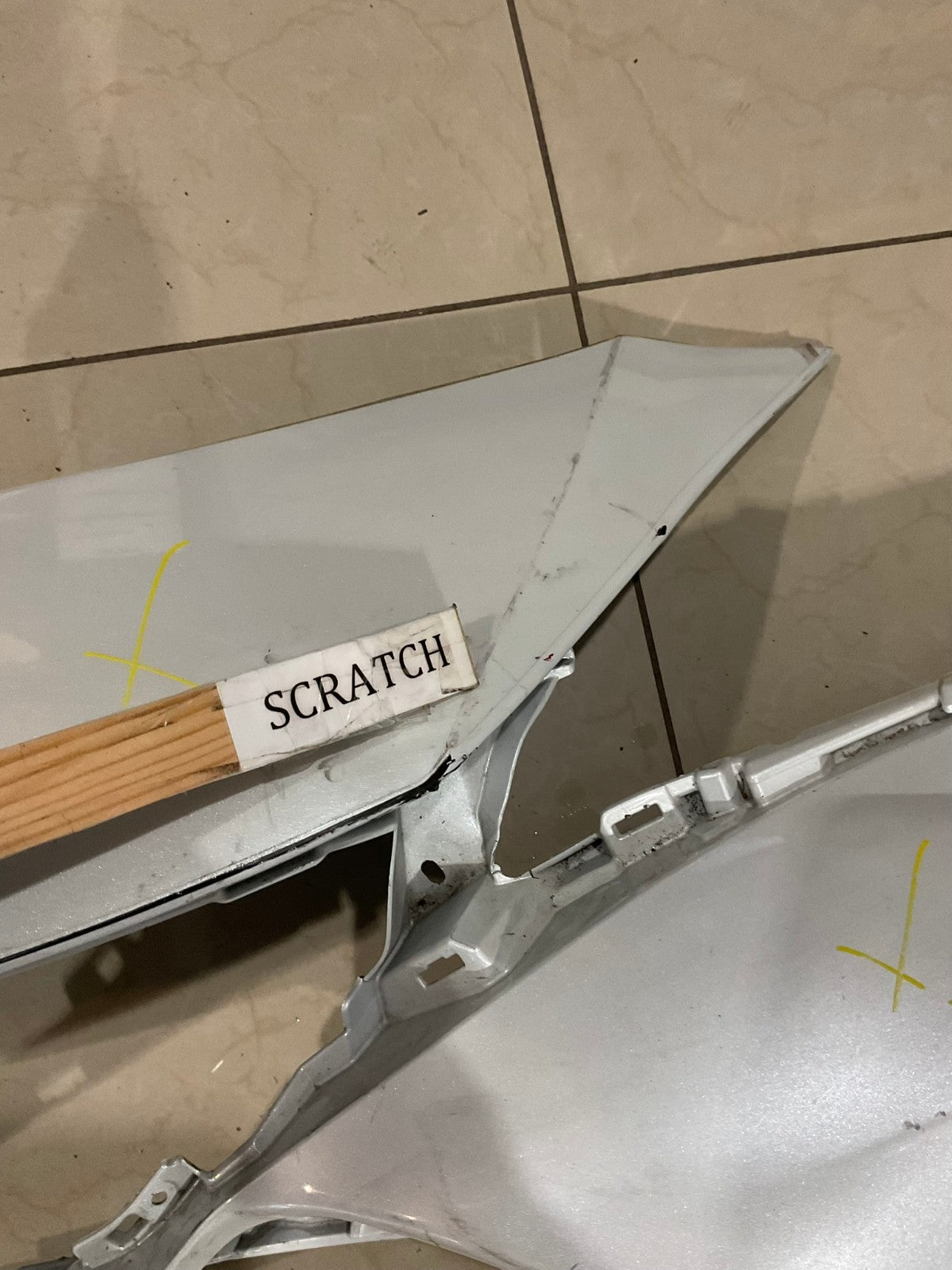 Front Bumper Cover White 2021 22 2023 Toyota Venza 52119-488301 OEM