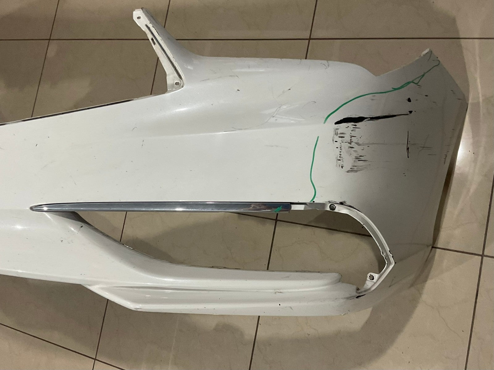 Front Bumper Cover White 2018 2019 2020 Acura TLX 71101+TZ3+A200 OEM