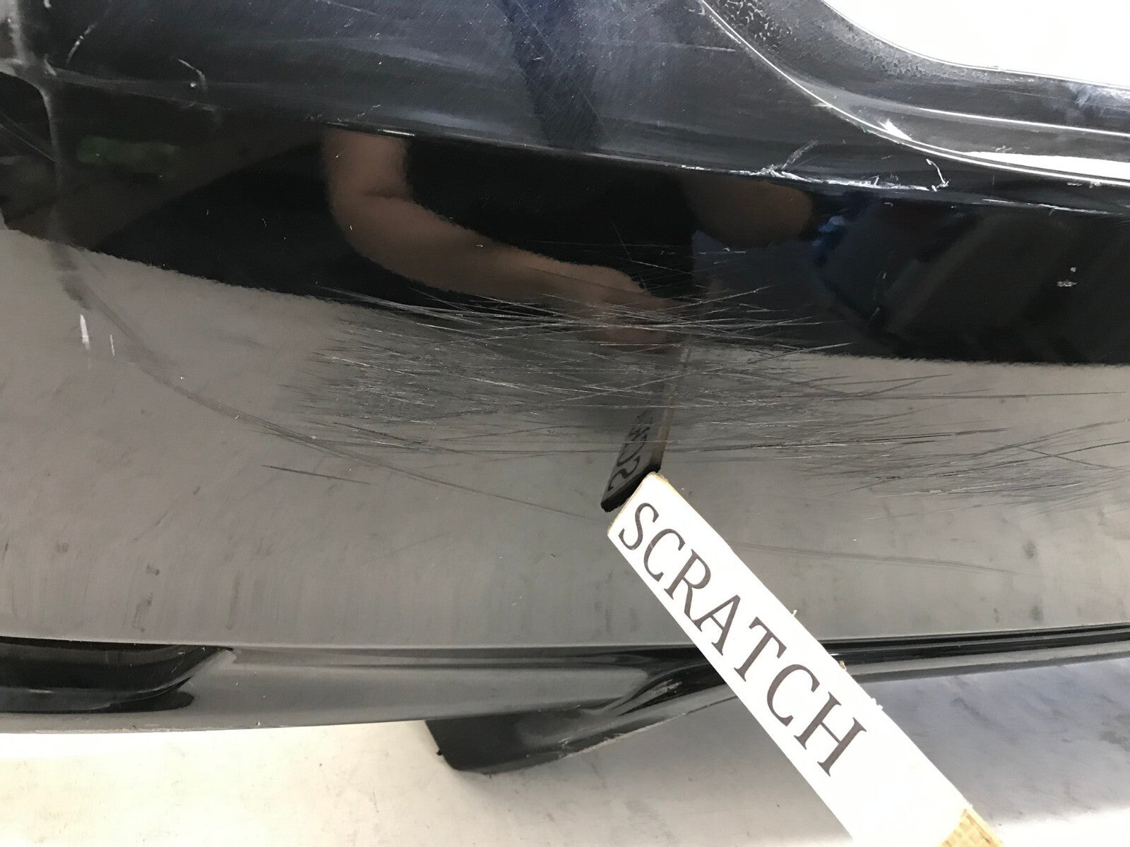 Rear Bumper Cover Toyota Camry SE XSE Hybrid SE w/Sensor Holes Black 18-19 OEM