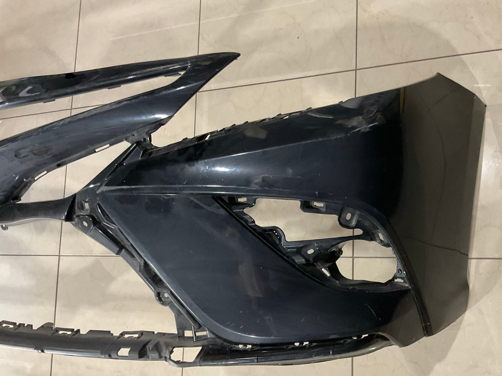 Front Bumper Cover Black 2021-2023 Toyota Camry SE/XSE/Hybrid SE 52119-06E20 OEM