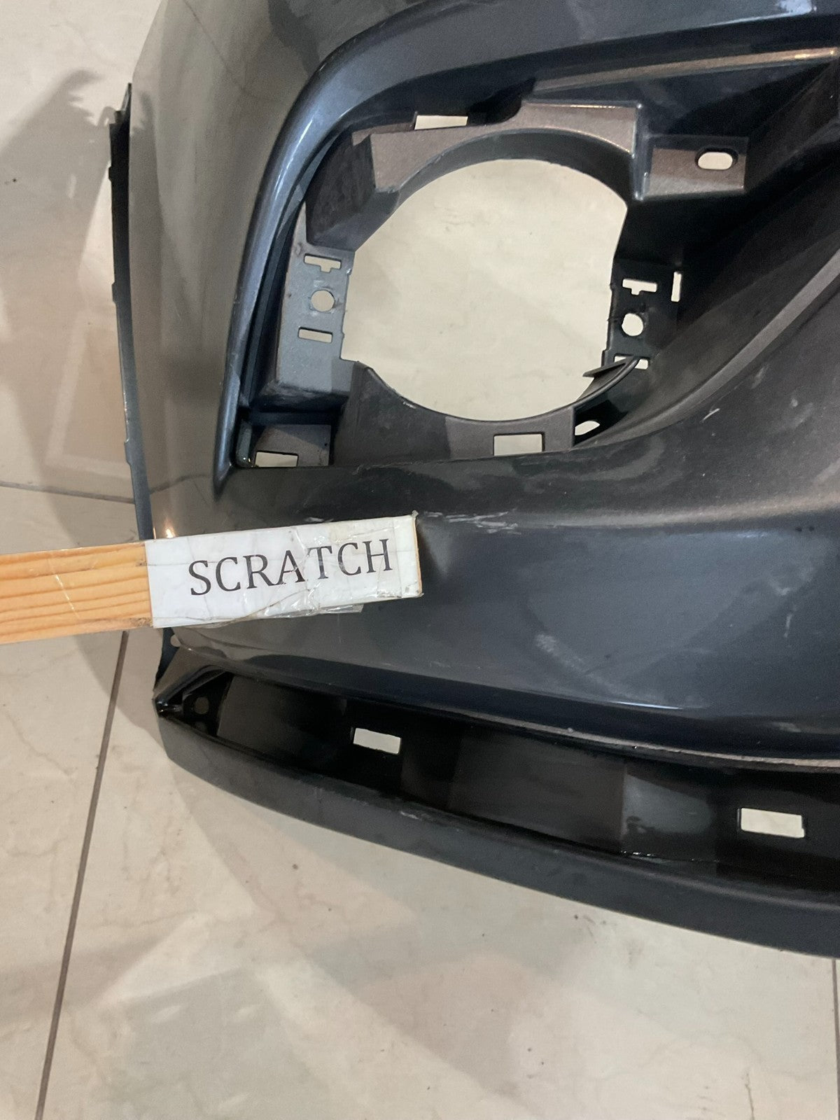 Front Bumper Cover Grey Nissan Murano 2015-2018 62022+5aa0h OEM