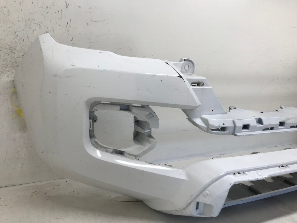 Front Bumper Cover Toyota Tacoma SR SR5 Ltd W/Flare holes White 16-19 OEM