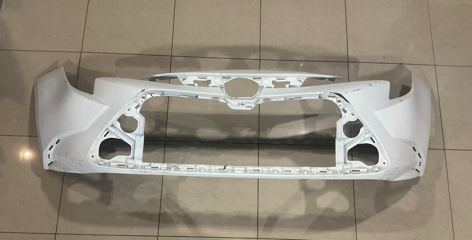 Front Bumper Cover White 2020 2021 2022 Toyota Corolla L,LE,XLE CAPA