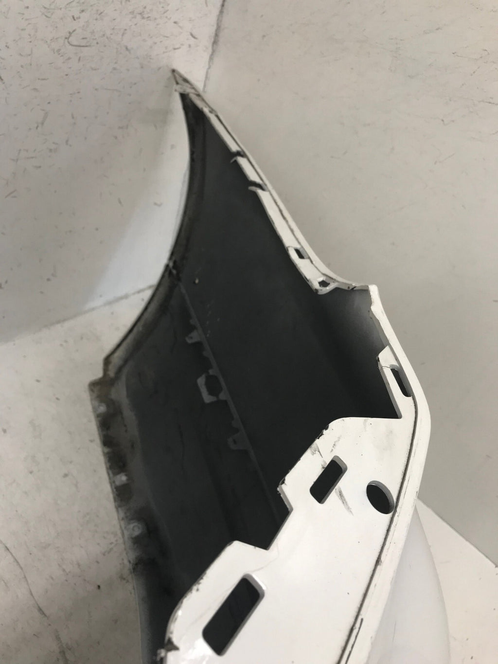 Rear Bumper Cover White BMW 323 Series 323i Sedan 2009 2010 51127202686 OEM