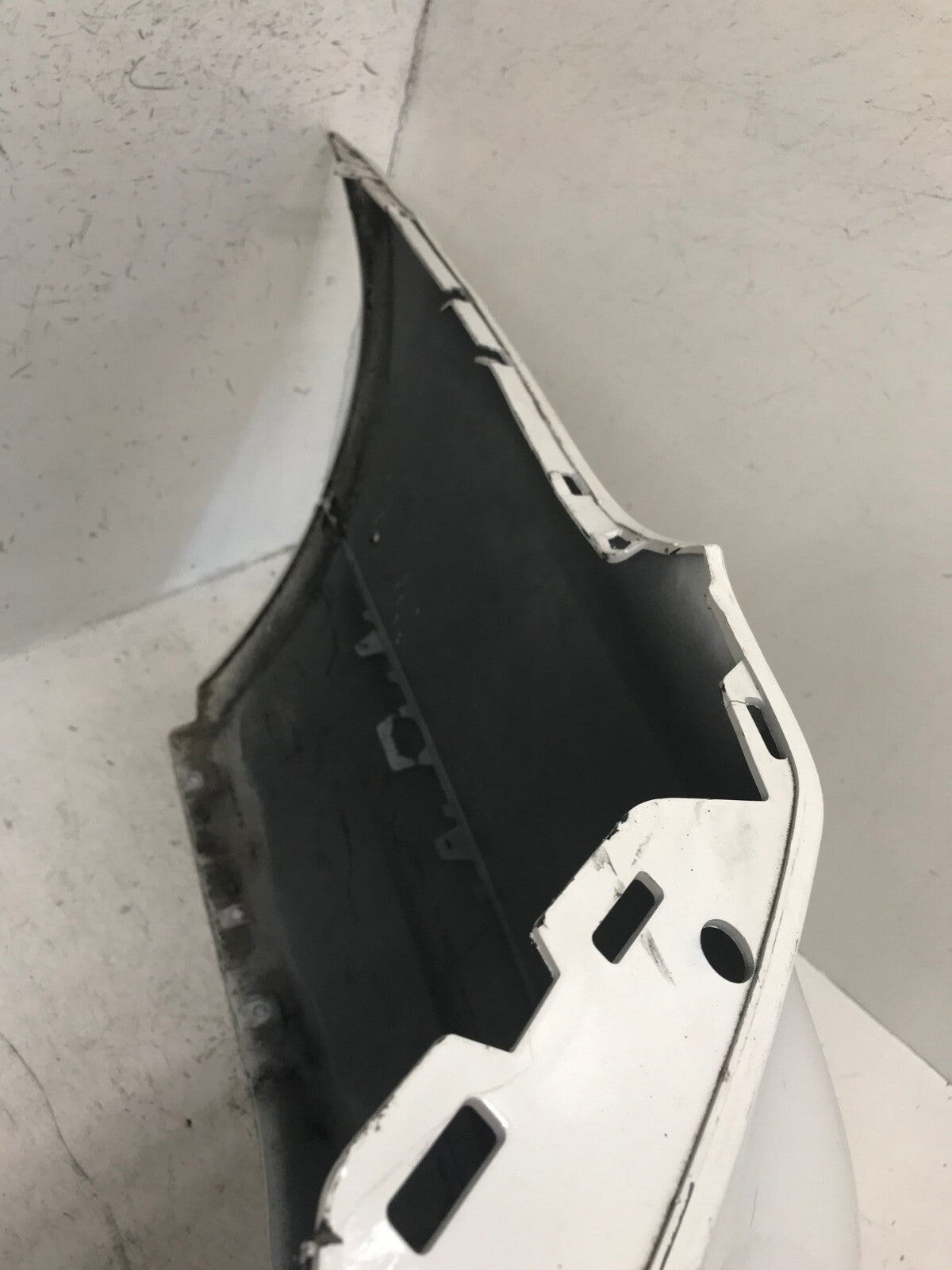 Rear Bumper Cover White BMW 323 Series 323i Sedan 2009 2010 51127202686 OEM