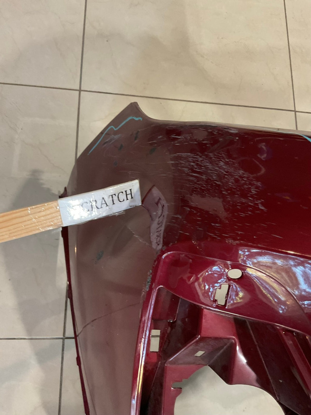 Front Bumper Cover Red 2019 2020 2021 2022 Nissan Murano S SL SV 62022+9UF0H OEM