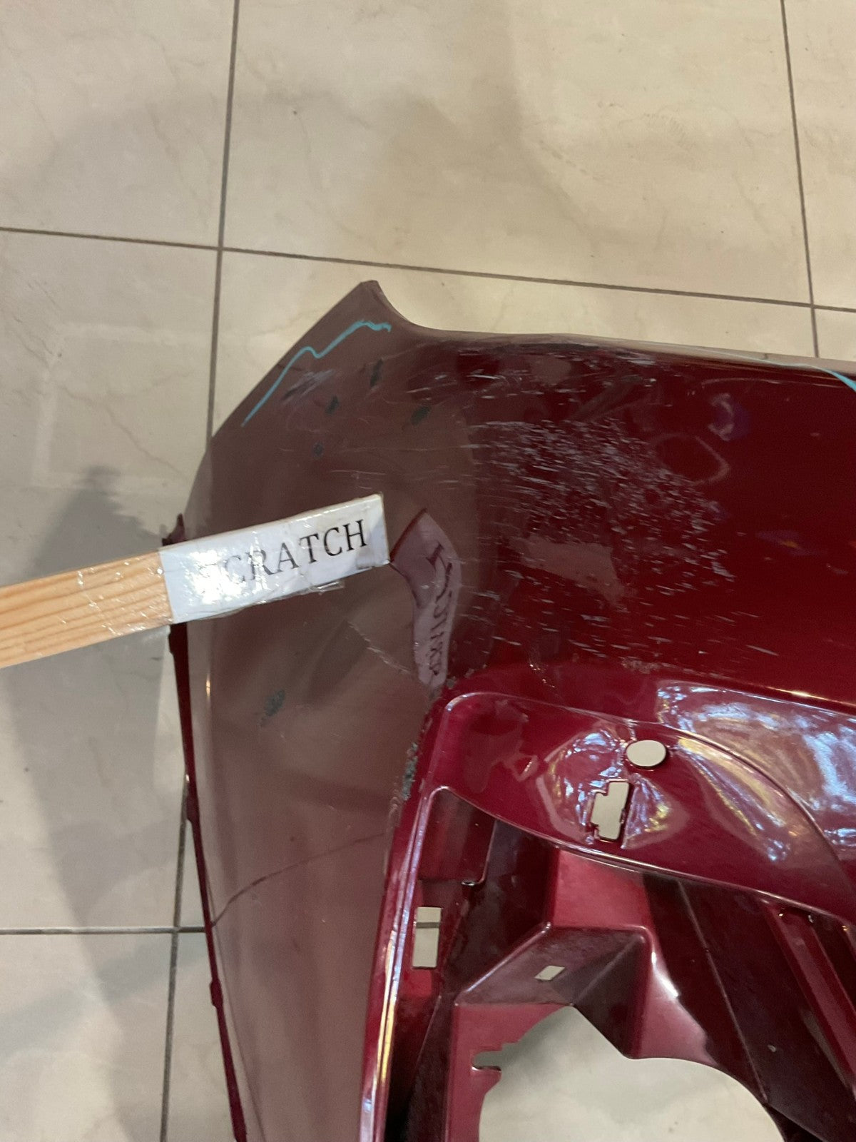 Front Bumper Cover Red 2019 2020 2021 2022 Nissan Murano S SL SV 62022+9UF0H OEM