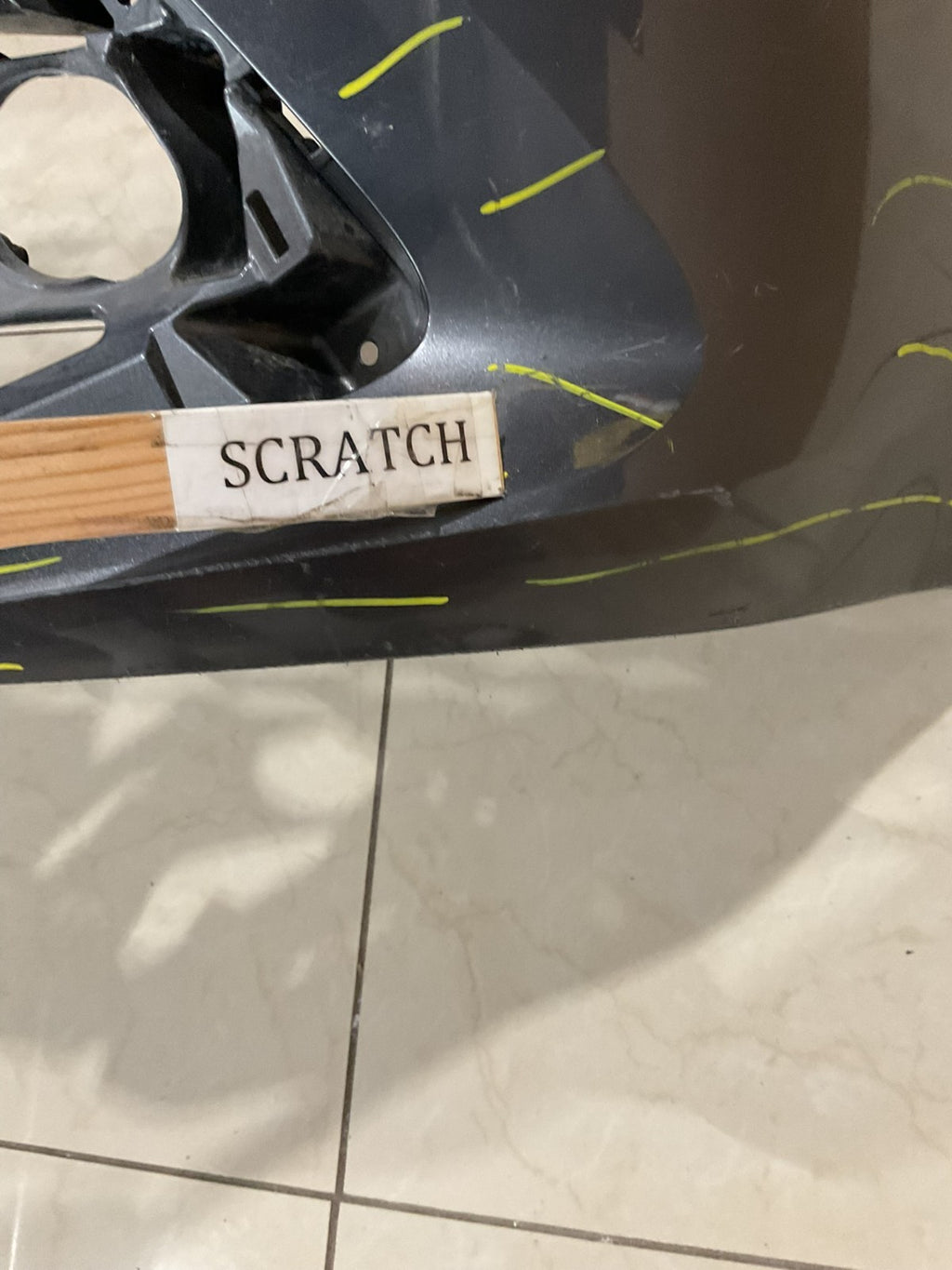 Front Bumper Cover Grey Toyota Corolla Hatchback 2018-2020 52119+12g20 OEM
