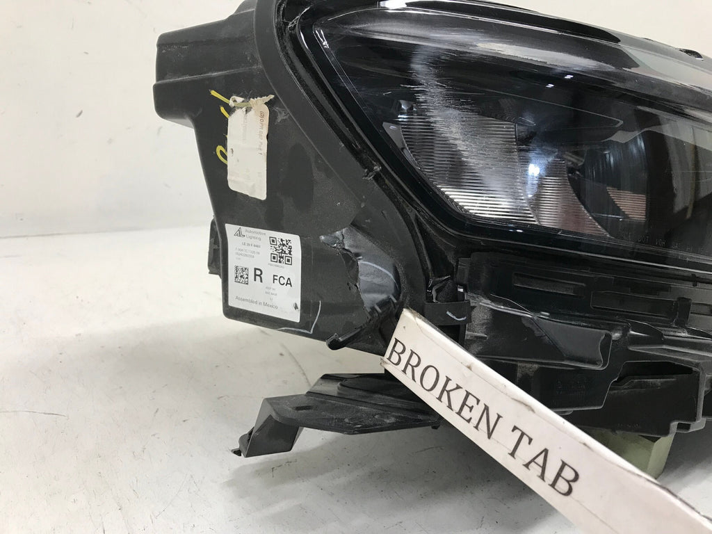 Headlight Damaged RH Right Jeep Grand Cherokee 2021 2022 2023 P68376992AE OEM
