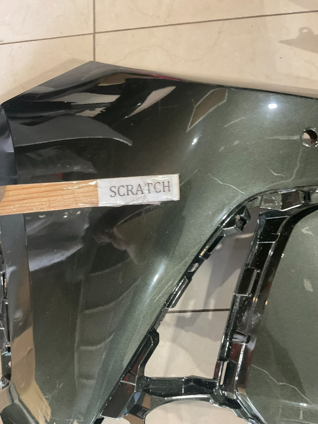 Front Bumper LOCAL Dark Green Lexus NX250 NX350 NX350h NX450h+ 22-24 CAPA