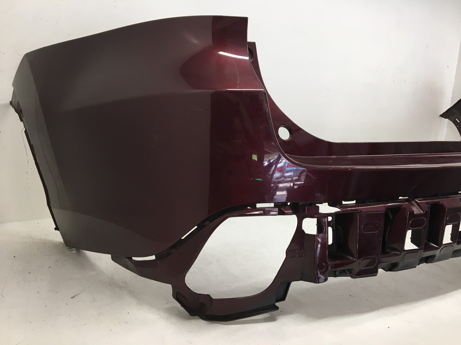Rear Bumper Cover Toyota Highlander LE Limitd Hybrid Limit w/o Sns 3T0 14-18 OEM