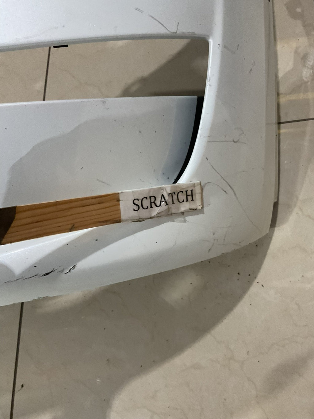 Front Bumper Cover White 2020-2023 Tesla Model Y MY CAPA