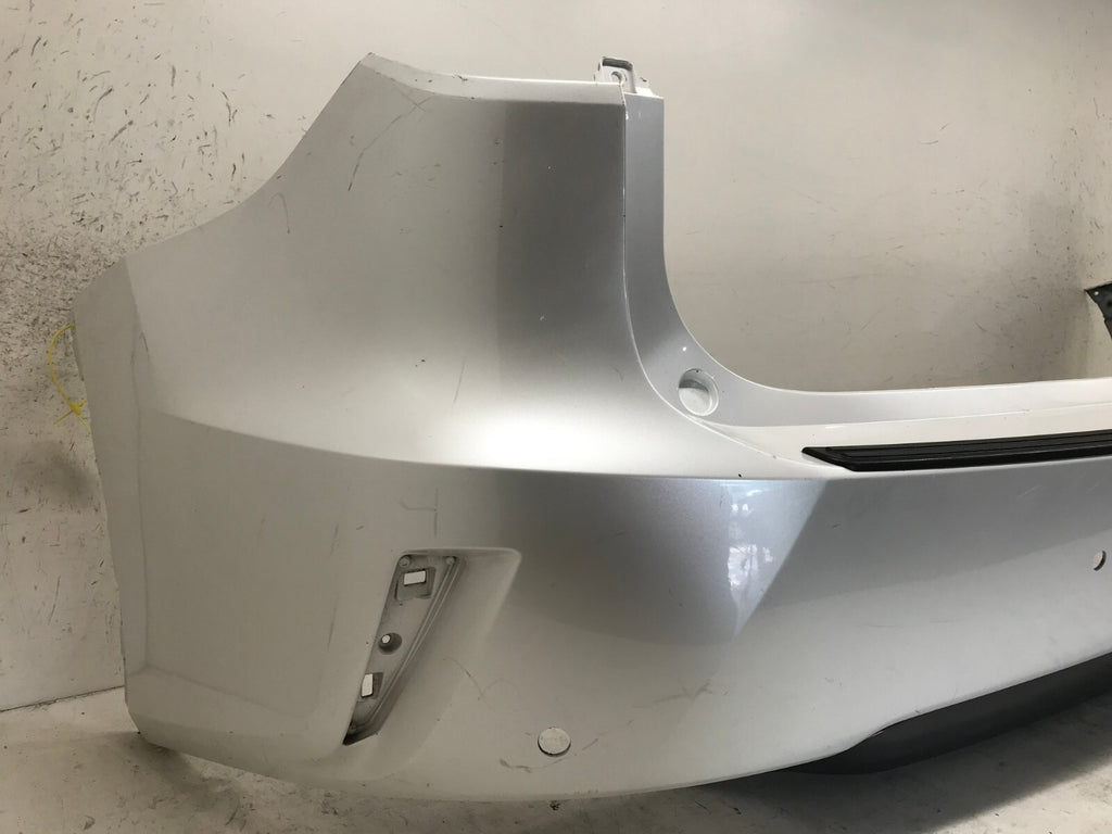 Rear Bumper Cover White Lexus RX350 RX450H Base F Sport 16-18 w/Sensor Holes OEM